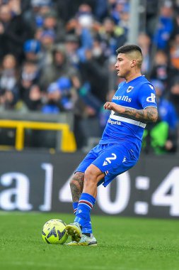 Bruno Amione (Sampdoria) during italian soccer Serie A match UC Sampdoria vs Udinese Calcio at the Luigi Ferraris stadium in Genova, Italy, January 22, 2023 - Credit: Danilo Vig