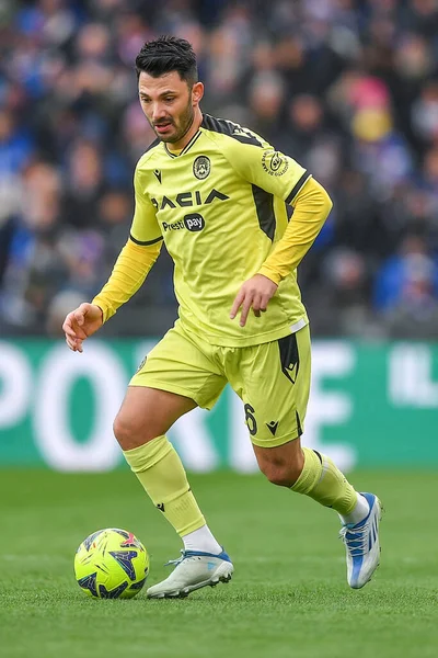 Jean-Victor Makengo Udinese) during italian soccer Serie A match UC Sampdoria vs Udinese Calcio at the Luigi Ferraris stadium in Genova, Italy, January 22, 2023 - Credit: Danilo Vig