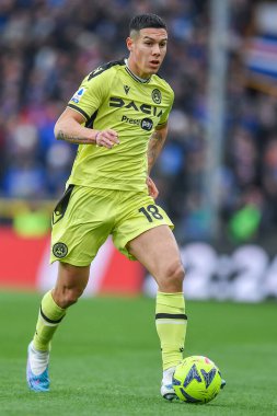 Patricio Nehuen Perez (Udinese) during italian soccer Serie A match UC Sampdoria vs Udinese Calcio at the Luigi Ferraris stadium in Genova, Italy, January 22, 2023 - Credit: Danilo Vig