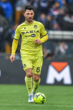 Jean-Victor Makengo Udinese) during italian soccer Serie A match UC Sampdoria vs Udinese Calcio at the Luigi Ferraris stadium in Genova, Italy, January 22, 2023 - Credit: Danilo Vig