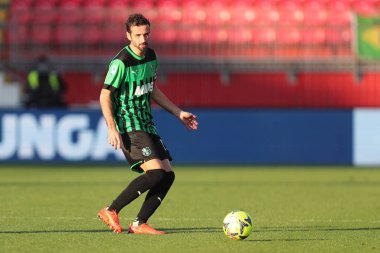 Gian Marco Ferrari of US Sassuolo Calcio in action during the Serie A match between AC Monza and US Sassuolo Calcio at Stadio Brianteo on January 22, 2023 in Monza, Italy. - Credit: Luca Amedeo Bizzarri/LiveMedi