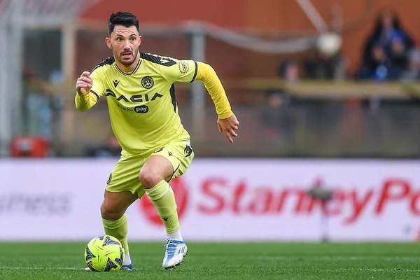 Jean-Victor Makengo Udinese) during italian soccer Serie A match UC Sampdoria vs Udinese Calcio at the Luigi Ferraris stadium in Genova, Italy, January 22, 2023 - Credit: Danilo Vig