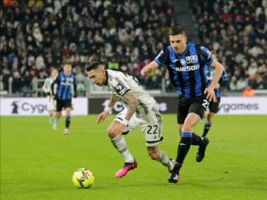 Angel Di Maria of Juventus Fc and Merit Demiral of Atalanta Bc during the Italian Serie A, football match between Juventus Fc and Atalanta Bc on January 22, 2023 at Allianz Stadium, Turin Italy. Photo Nderim Kaceli - Credit: Nderim Kaceli/LiveMedi