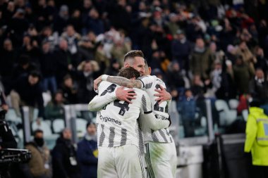 Arkadiusz Milik of Juventus Fc celebrating after scoring a goal during the Italian Serie A, football match between Juventus Fc and Atalanta Bc on January 22, 2023 at Allianz Stadium, Turin Italy. Photo Nderim Kaceli - Credit: Nderim Kaceli/LiveMedi