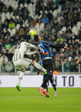 Arkadiusz Milik of Juventus Fc and Jose Luis Palomino of Atalanta Bc during the Italian Serie A, football match between Juventus Fc and Atalanta Bc on January 22, 2023 at Allianz Stadium, Turin Italy. Photo Nderim Kaceli - Credit: Nderim Kaceli/LiveM