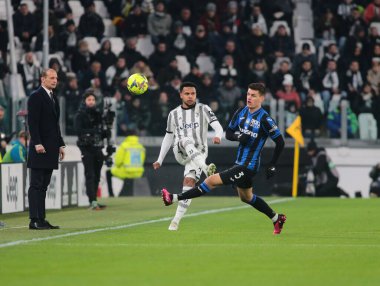 Weston Mckennie of Juventus Fc and Joakim Marhle of Atalanta Bc during the Italian Serie A, football match between Juventus Fc and Atalanta Bc on January 22, 2023 at Allianz Stadium, Turin Italy. Photo Nderim Kaceli - Credit: Nderim Kaceli/LiveMedi