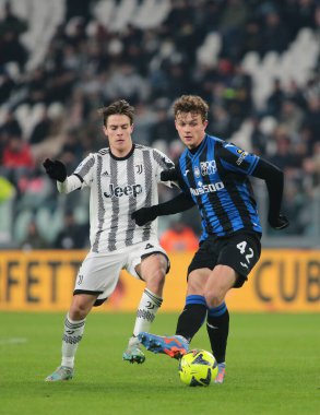 Giorgio Scalvini of Atalanta Bc during the Italian Serie A, football match between Juventus Fc and Atalanta Bc on January 22, 2023 at Allianz Stadium, Turin Italy. Photo Nderim Kaceli - Credit: Nderim Kaceli/LiveMedi