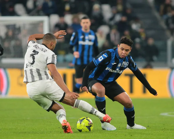 Bremer of Juventus Fc and Luis Muriel of Atalanta Bc  during the Italian Serie A, football match between Juventus Fc and Atalanta Bc on January 22, 2023 at Allianz Stadium, Turin Italy. Photo Nderim Kaceli - Credit: Nderim Kaceli/LiveMedi