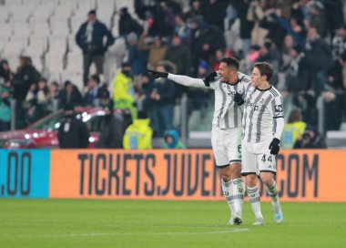 Luiz Da Silva Danilo of Juventus Fc  celebrating after a goal  during the Italian Serie A, football match between Juventus Fc and Atalanta Bc on January 22, 2023 at Allianz Stadium, Turin Italy. Photo Nderim Kaceli - Credit: Nderim Kaceli/LiveMedi