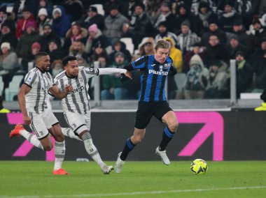 Rasmus Hojlund of Atalanta Bc during the Italian Serie A, football match between Juventus Fc and Atalanta Bc on January 22, 2023 at Allianz Stadium, Turin Italy. Photo Nderim Kaceli - Credit: Nderim Kaceli/LiveMedi