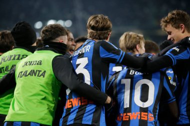 Ademola Lookman of Atalanta Bc celebrating with team mates after a goal during the Italian Serie A, football match between Juventus Fc and Atalanta Bc on January 22, 2023 at Allianz Stadium, Turin Italy. Photo Nderim Kaceli - Credit: Nderim Kaceli/Li