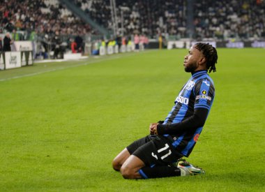 Ademola Lookman of Atalanta Bc celebrating after a goal  during the Italian Serie A, football match between Juventus Fc and Atalanta Bc on January 22, 2023 at Allianz Stadium, Turin Italy. Photo Nderim Kaceli - Credit: Nderim Kaceli/LiveMedi