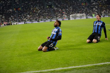 Ademola Lookman of Atalanta Bc celebrating after a goal  during the Italian Serie A, football match between Juventus Fc and Atalanta Bc on January 22, 2023 at Allianz Stadium, Turin Italy. Photo Nderim Kaceli - Credit: Nderim Kaceli/LiveMedi