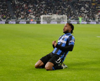 Ademola Lookman of Atalanta Bc celebrating after a goal  during the Italian Serie A, football match between Juventus Fc and Atalanta Bc on January 22, 2023 at Allianz Stadium, Turin Italy. Photo Nderim Kaceli - Credit: Nderim Kaceli/LiveMedi