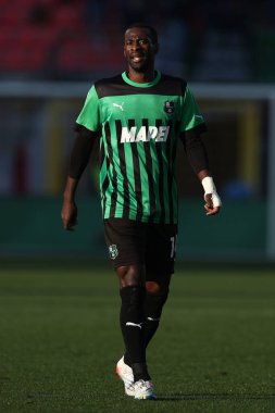 Pedro Obiang of Sassuolo Calcio looks on  during italian soccer Serie A match AC Monza vs US Sassuolo at the U-Power Stadium in Monza, Italy, January 22, 2023 - Credit: Francesco Scaccianoc
