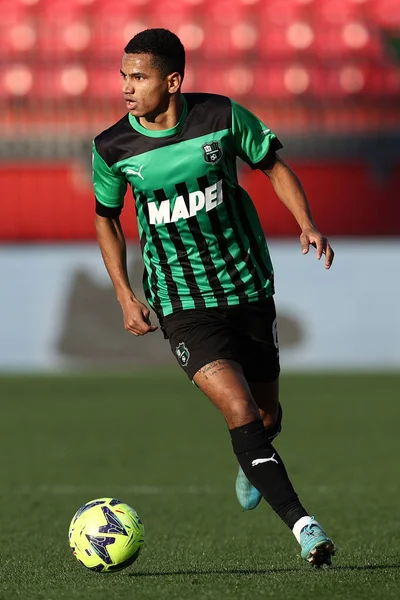 Rogerio of Sassuolo Calcio in action  during italian soccer Serie A match AC Monza vs US Sassuolo at the U-Power Stadium in Monza, Italy, January 22, 2023 - Credit: Francesco Scaccianoc