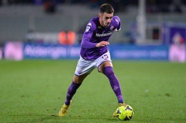 Aleksa Terzic (ACF Fiorentina) during italian soccer Serie A match ACF Fiorentina vs Torino FC at the Artemio Franchi stadium in Florence, Italy, January 21, 2023 - Credit: Lisa Guglielm