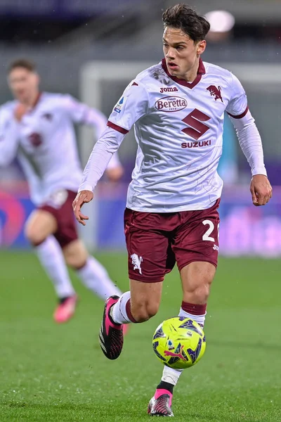 Samuele Ricci (Torino FC) during italian soccer Serie A match ACF Fiorentina vs Torino FC at the Artemio Franchi stadium in Florence, Italy, January 21, 2023 - Credit: Lisa Guglielm