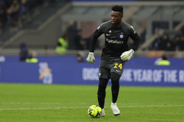 Andre Onana of FC Internazionale in action during Serie A 2022/23 football match between FC Internazionale and Empoli FC at Giuseppe Meazza Stadium, Milan, Italy on January 23, 2023 - Credit: Fabrizio Carabelli/LiveMedi