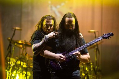 DREAM THEATER - JAMES LABRIE AND JOHN PETRUCCI during Music Concert Dream Theater - Top of the world tour at the Palapartenope in Naples, Italy, January 23, 2023 - Credit: Alfonso Maria Salsan