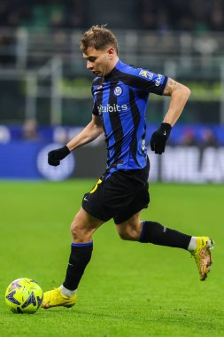 Nicolo Barella of FC Internazionale in action during Serie A 2022/23 football match between FC Internazionale and Empoli FC at Giuseppe Meazza Stadium, Milan, Italy on January 23, 2023 - Credit: Fabrizio Carabelli/LiveMedi