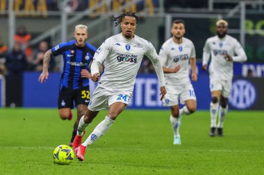 Tyronne Ebuehi of Empoli FC in action during Serie A 2022/23 football match between FC Internazionale and Empoli FC at Giuseppe Meazza Stadium, Milan, Italy on January 23, 2023 - Credit: Fabrizio Carabelli/LiveMedi