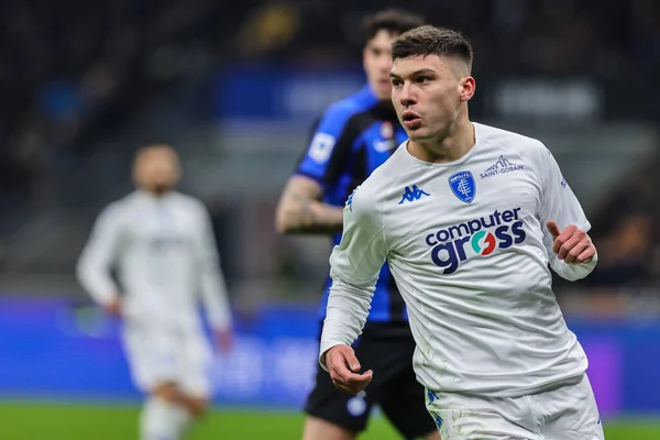 Nicolo Cambiaghi of Empoli FC in action during Serie A 2022/23 football match between FC Internazionale and Empoli FC at Giuseppe Meazza Stadium, Milan, Italy on January 23, 2023 - Credit: Fabrizio Carabelli/LiveMedi