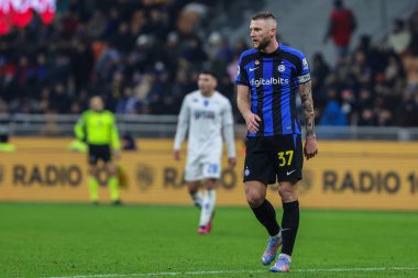 Milan Skriniar of FC Internazionale in action during Serie A 2022/23 football match between FC Internazionale and Empoli FC at Giuseppe Meazza Stadium, Milan, Italy on January 23, 2023 - Credit: Fabrizio Carabelli/LiveMedi