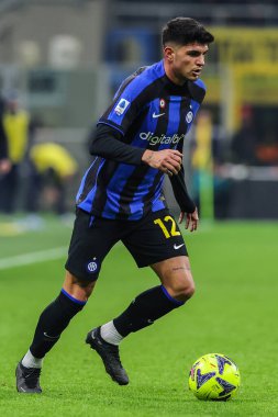 Raoul Bellanova of FC Internazionale in action during Serie A 2022/23 football match between FC Internazionale and Empoli FC at Giuseppe Meazza Stadium, Milan, Italy on January 23, 2023 - Credit: Fabrizio Carabelli/LiveMedi