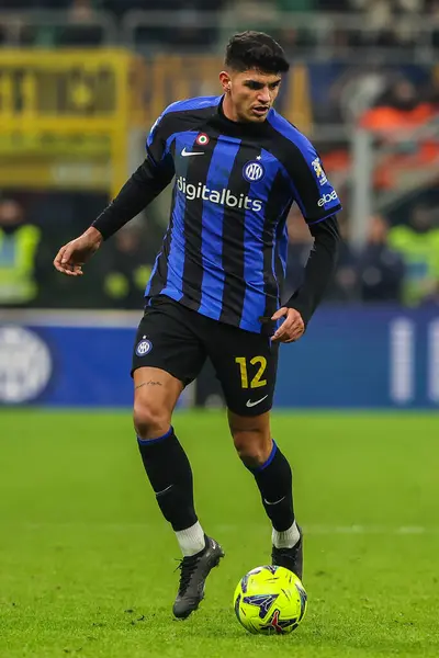 Raoul Bellanova of FC Internazionale in action during Serie A 2022/23 football match between FC Internazionale and Empoli FC at Giuseppe Meazza Stadium, Milan, Italy on January 23, 2023 - Credit: Fabrizio Carabelli/LiveMedi