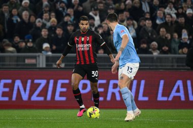 Junior Messias (AC Milan) during the Italian Football Championship League A 2022/2023 match between SS Lazio vs AC Milan at the Olimpic Stadium in Rome on 24 January 2023. - Credit: Fabrizio Corradetti/LiveMedi