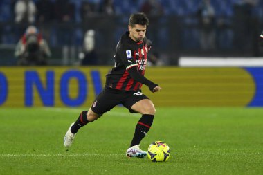 Brahim Diaz of A.C. Milan during the 19th day of the Serie A Championship between S.S. Lazio vs A.C. Milan on January 24, 2023 at the Stadio Olimpico in Rome, Italy. - Credit: Domenico Cippitelli/LiveMedi