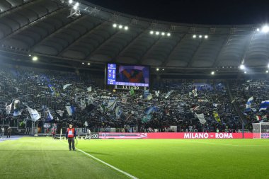 S.S. Lazio Fans during the 19th day of the Serie A Championship between S.S. Lazio vs A.C. Milan on January 24, 2023 at the Stadio Olimpico in Rome, Italy. - Credit: Domenico Cippitelli/LiveMedi