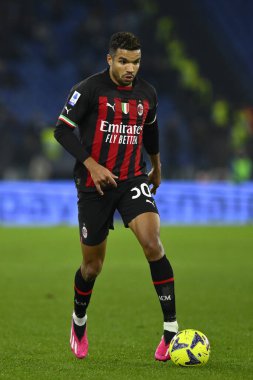Junior Messias of A.C. Milan during the 19th day of the Serie A Championship between S.S. Lazio vs A.C. Milan on January 24, 2023 at the Stadio Olimpico in Rome, Italy. - Credit: Domenico Cippitelli/LiveMedi
