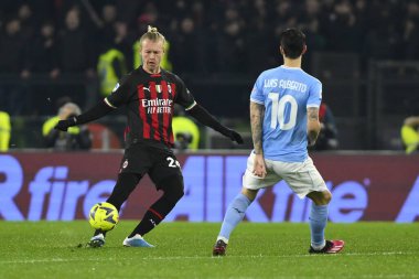 Simon Kjaer of A.C. Milan during the 19th day of the Serie A Championship between S.S. Lazio vs A.C. Milan on January 24, 2023 at the Stadio Olimpico in Rome, Italy. - Credit: Domenico Cippitelli/LiveMedi