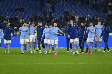 S.S. Lazio Team during the 19th day of the Serie A Championship between S.S. Lazio vs A.C. Milan on January 24, 2023 at the Stadio Olimpico in Rome, Italy. - Credit: Domenico Cippitelli/LiveMedi
