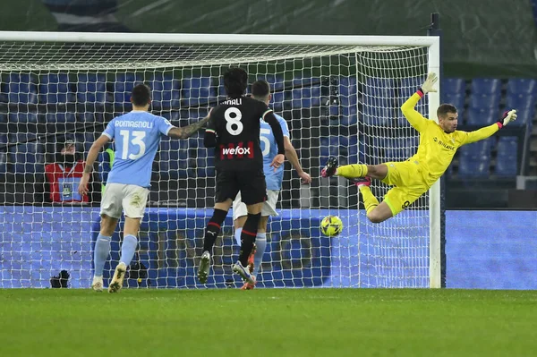 Ivan Provedel of S.S. LAZIO during the 19th day of the Serie A Championship between S.S. Lazio vs A.C. Milan on January 24, 2023 at the Stadio Olimpico in Rome, Italy. - Credit: Domenico Cippitelli/LiveMedi