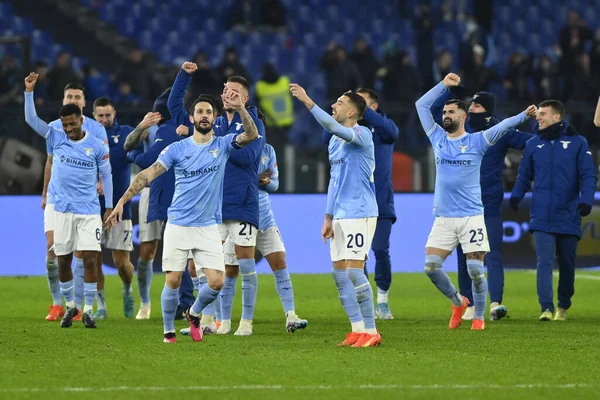 S.S. Lazio Team during the 19th day of the Serie A Championship between S.S. Lazio vs A.C. Milan on January 24, 2023 at the Stadio Olimpico in Rome, Italy. - Credit: Domenico Cippitelli/LiveMedi