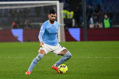 Elseid Hysaj (SS Lazio) during the Italian Football Championship League A 2022/2023 match between SS Lazio vs AC Milan at the Olimpic Stadium in Rome on 24 January 2023. - Credit: Fabrizio Corradetti/LiveMedi