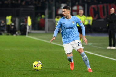 Mattia Zaccagni (SS Lazio) during the Italian Football Championship League A 2022/2023 match between SS Lazio vs AC Milan at the Olimpic Stadium in Rome on 24 January 2023. - Credit: Fabrizio Corradetti/LiveMedi