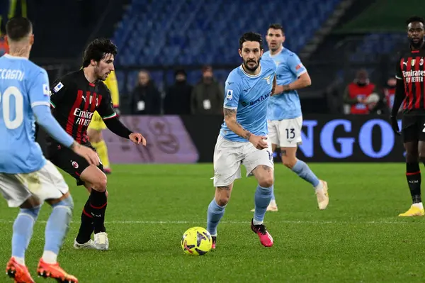 Luis Alberto (SS Lazio) during the Italian Football Championship League A 2022/2023 match between SS Lazio vs AC Milan at the Olimpic Stadium in Rome on 24 January 2023. - Credit: Fabrizio Corradetti/LiveMedi