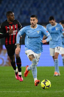 Mattia Zaccagni (SS Lazio) during the Italian Football Championship League A 2022/2023 match between SS Lazio vs AC Milan at the Olimpic Stadium in Rome on 24 January 2023. - Credit: Fabrizio Corradetti/LiveMedi