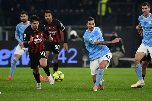Danilo Cataldi (SS Lazio) during the Italian Football Championship League A 2022/2023 match between SS Lazio vs AC Milan at the Olimpic Stadium in Rome on 24 January 2023. - Credit: Fabrizio Corradetti/LiveMedi