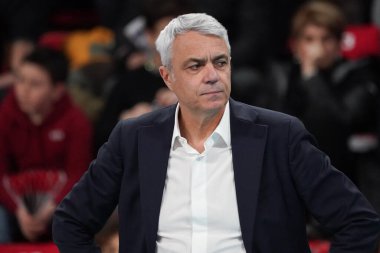 anastasi andrea (coach sir safety susa perugia) during CEV Champions League volleyball match Sir Sicoma Monini Perugia sv SWD powervolleys Duren at the Pala Barton in Perugia, Italy, January 25, 2023 - Credit: Loris Cerquiglin