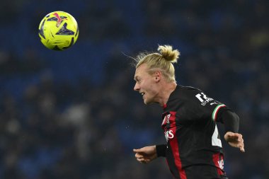 Simon Kjaer of A.C. Milan during the 19th day of the Serie A Championship between S.S. Lazio vs A.C. Milan on January 24, 2023 at the Stadio Olimpico in Rome, Italy. - Credit: Domenico Cippitelli/LiveMedi
