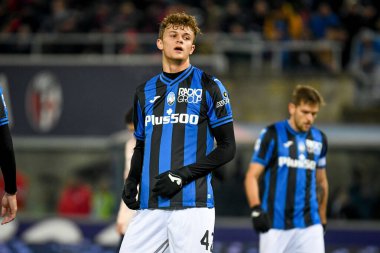 Atalanta's Giorgio Scalvini portrait during italian soccer Serie A match Bologna FC vs Atalanta BC (portraits archive) at the Renato Dall'Ara stadium in Bologna, Italy, January 09, 2023 - Credit: Ettore Griffon
