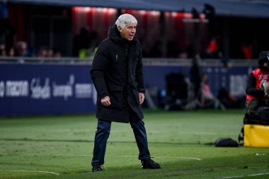 Atalanta's Head Coach Gian Piero Gasperini portrait gestures during italian soccer Serie A match Bologna FC vs Atalanta BC (portraits archive) at the Renato Dall'Ara stadium in Bologna, Italy, January 09, 2023 - Credit: Ettore Griffon