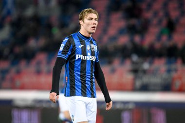 Atalanta's Rasmus Hojlund portrait during italian soccer Serie A match Bologna FC vs Atalanta BC (portraits archive) at the Renato Dall'Ara stadium in Bologna, Italy, January 09, 2023 - Credit: Ettore Griffon