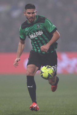 Martin Erlic of U.S. Sassuolo Calcio in action during the Serie A match between U.S. Sassuolo Calcio and Atalanta Bergamasca Calcio at Mapei Stadium-Citta del Tricolore on February 4, 2023 in Reggio Emilia, Italy. - Credit: Luca Amedeo Bizzarri/LiveM