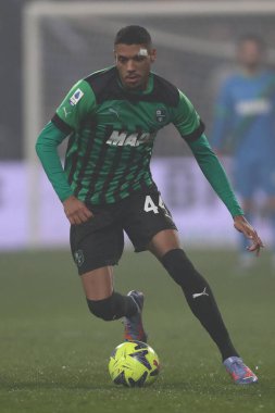 Ruan Tressoldi of U.S. Sassuolo Calcio in action during the Serie A match between U.S. Sassuolo Calcio and Atalanta Bergamasca Calcio at Mapei Stadium-Citta del Tricolore on February 4, 2023 in Reggio Emilia, Italy. - Credit: Luca Amedeo Bizzarri/Liv